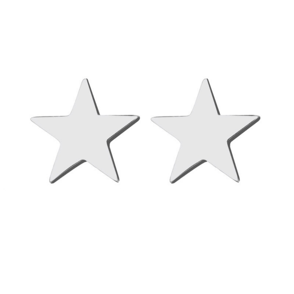 ❤️4 for $20 Sale❤️ Stainless steel Star earrings - Picture 5 of 5